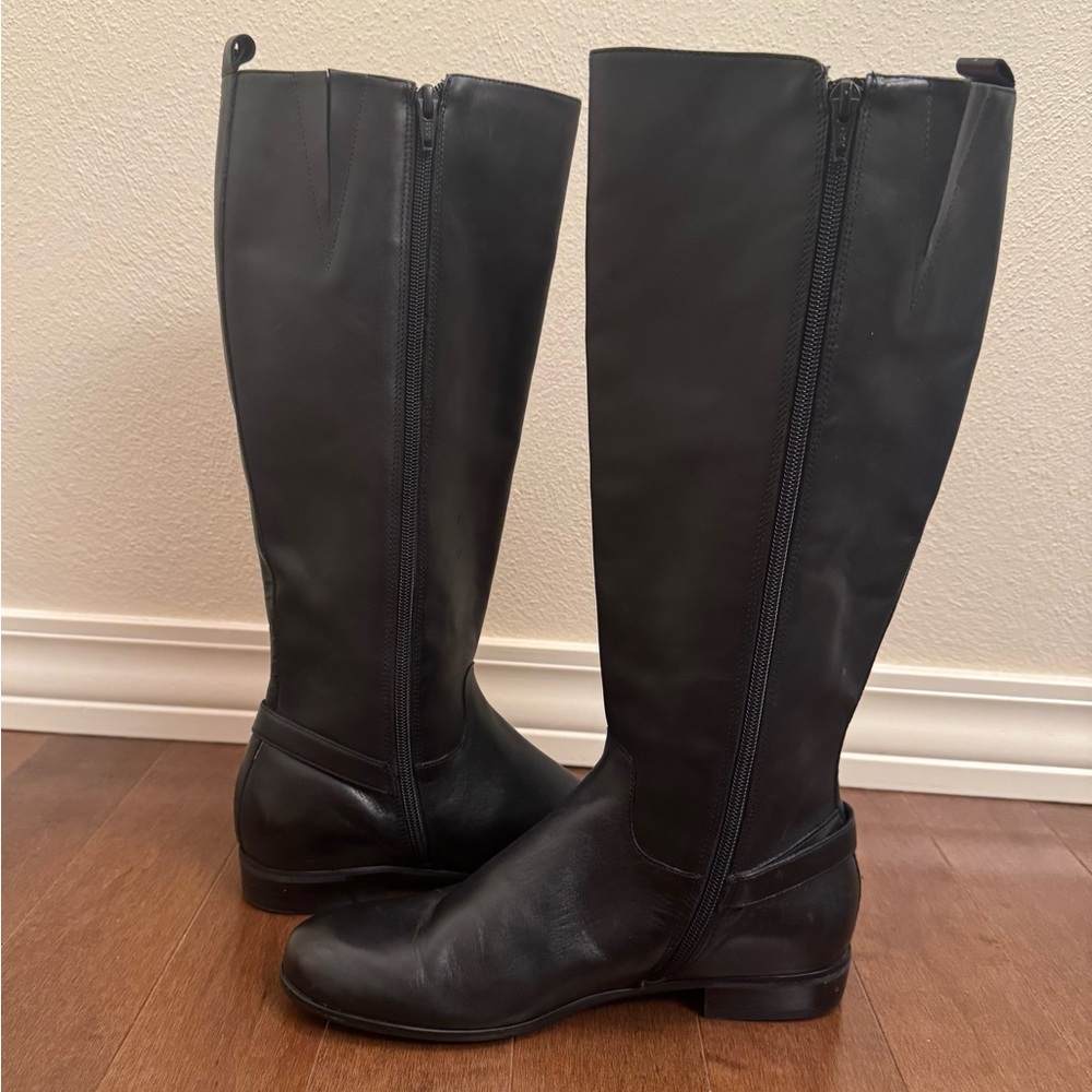Ciao Bella Black Leather Riding Boot - Picture 12 of 16